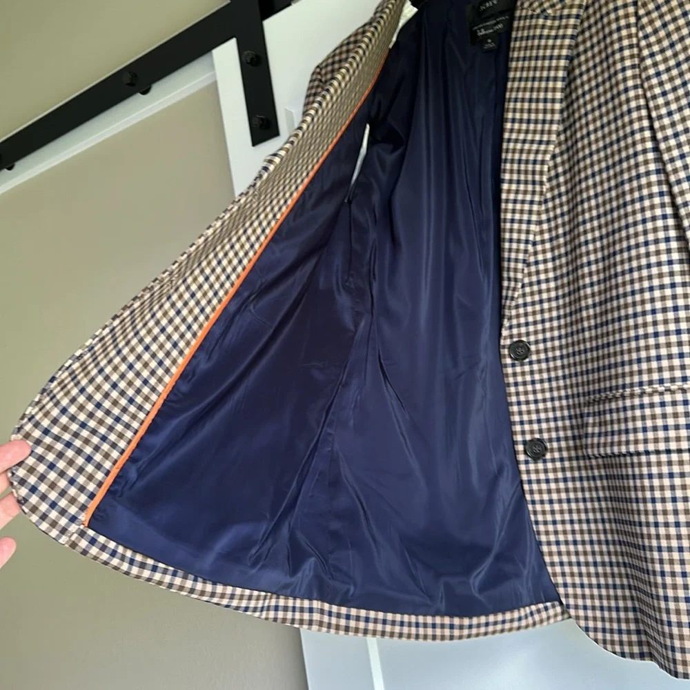 J. Crew Alfie Blazer in Honey Plaid
